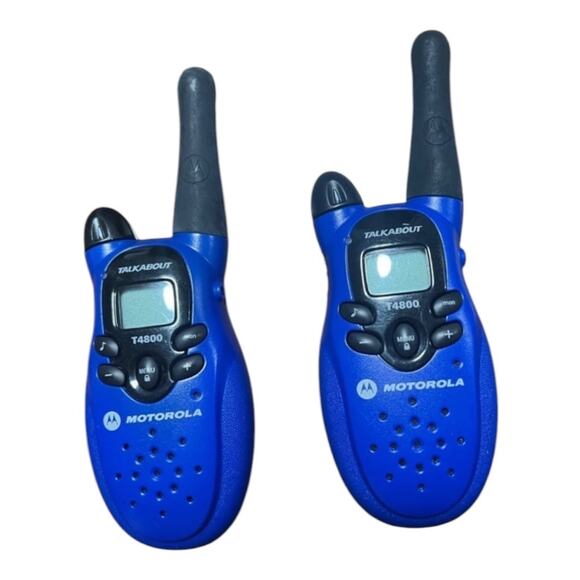 Motorola Talkabout T4800 Blue Walkie Talkies - Picture 1 of 2